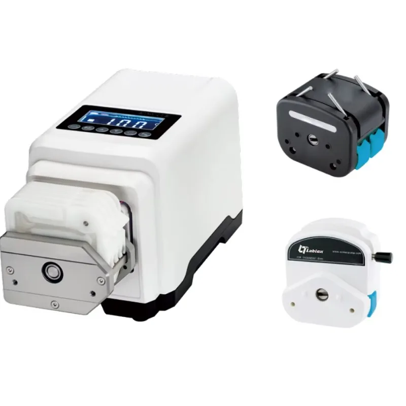Labtex LTBT-100B Basic Peristaltic Pump with Touch Screen 0.01 Rpm-150 Rpm Auto Portable Liquid Filling Machine Kit 1100ml/min