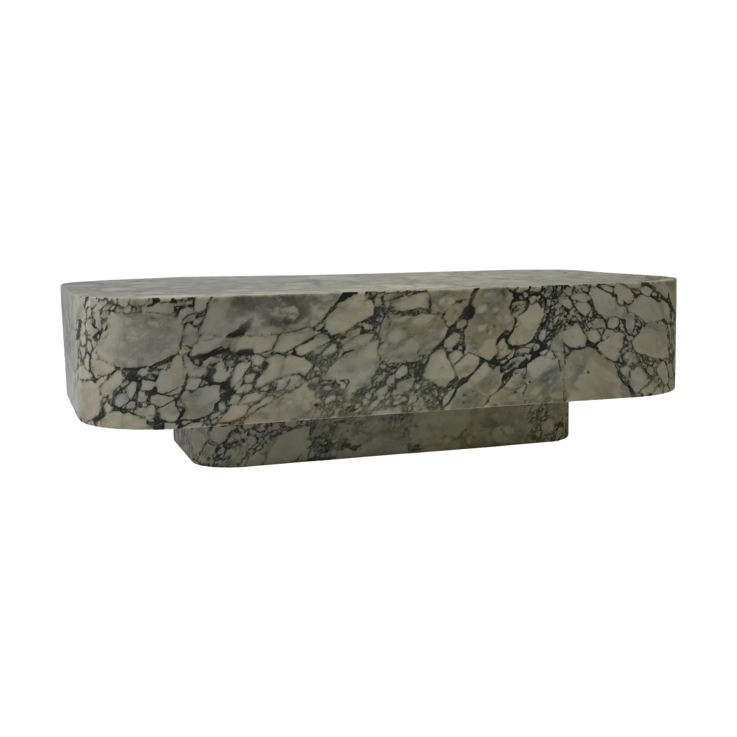 Luxury and Unique Natural Textured Marble Coffee Table in the Living Room Marble Coffee Table