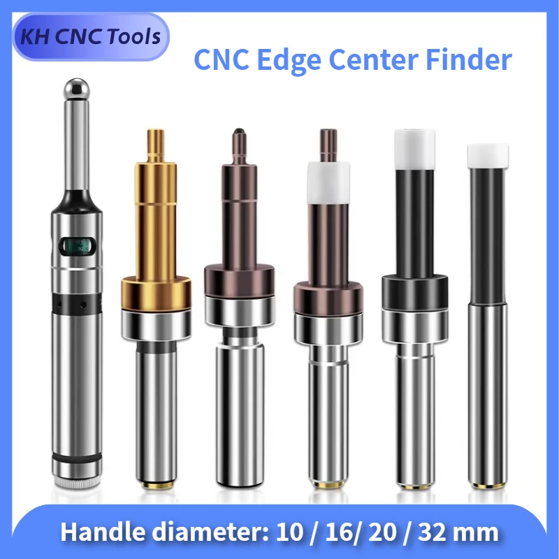 

CNC Mechanical Edge Finder Titanium Edge Finder Center Finder Touch Point Sensor for CNC Milling Lathe Machine Measurement Tools