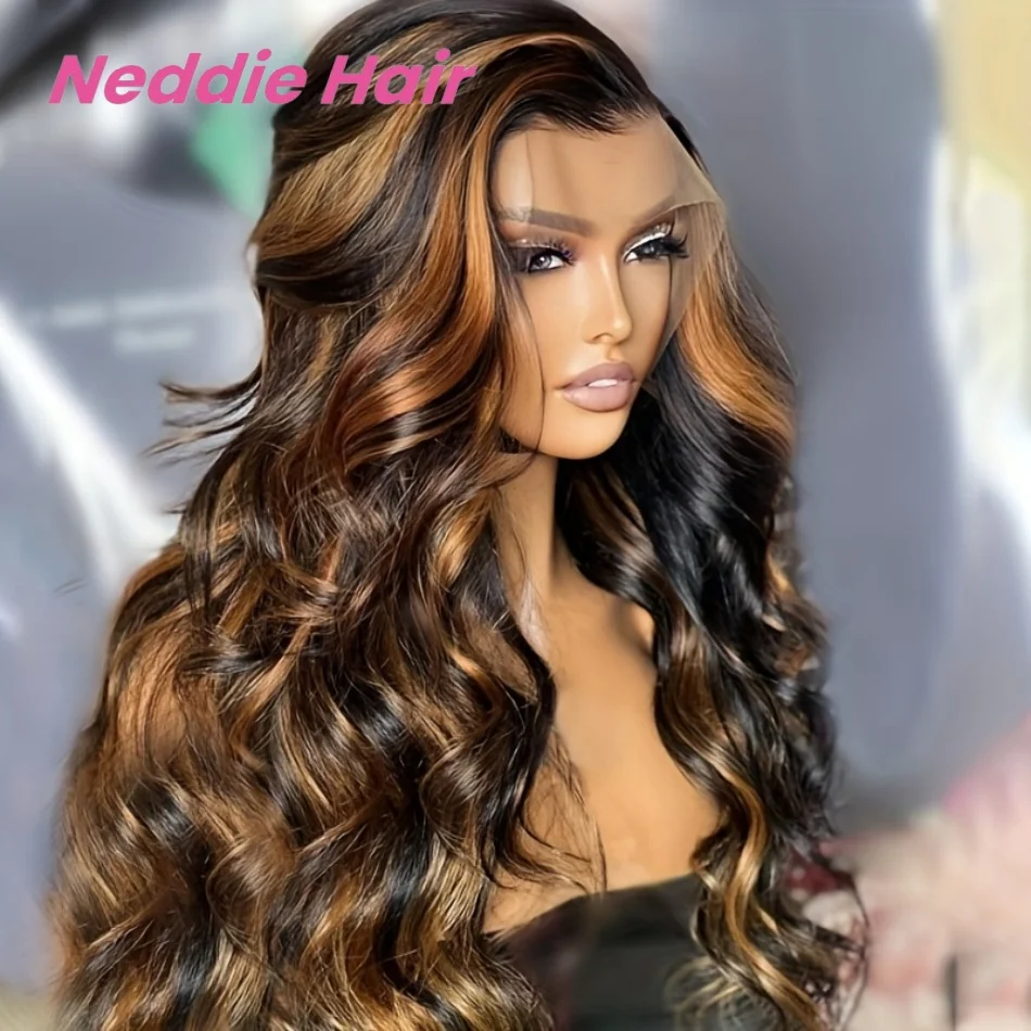 

Human Hair HD 13x6 Body Wave Lace Front Wig 40 Inch Pre Plucked Wig 13x4 highlight Frontal Wigs Glueless For Women Choice Wig