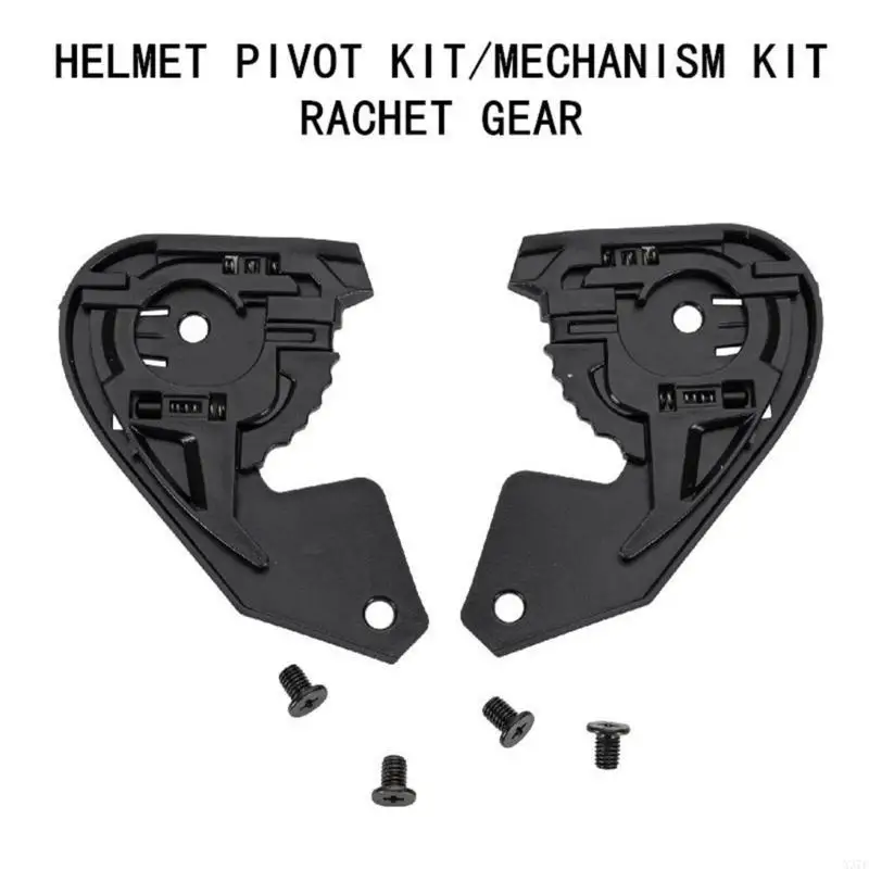 1 زوج الوجه درع الزجاج الأمامي أقنعة قاعدة مع المسمار الخوذ اكسسوارات ل JHM-802 AIMIT 803 أقنعة والعتاد قاعدة لوحة X37F #2