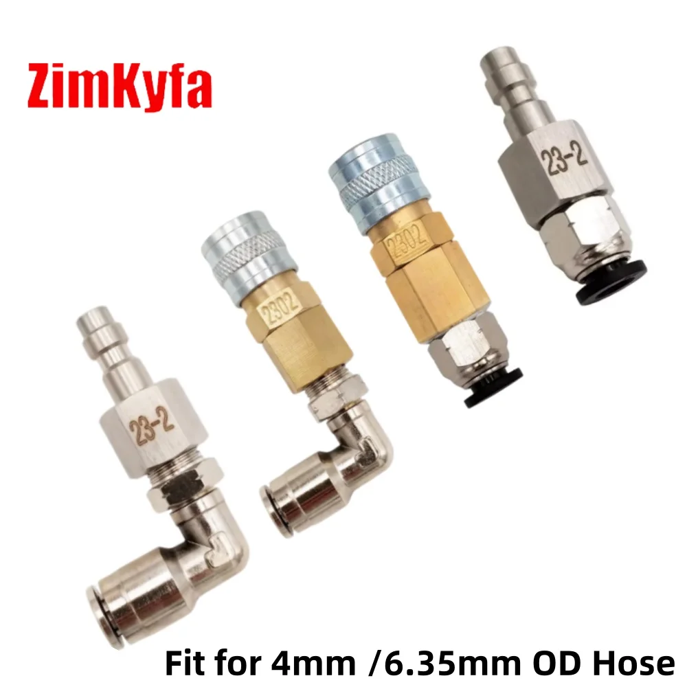 HPA (US) 23-2 Or 2302 Quick Disconnect Push-In Fitting Assembly to 4mm(5/32