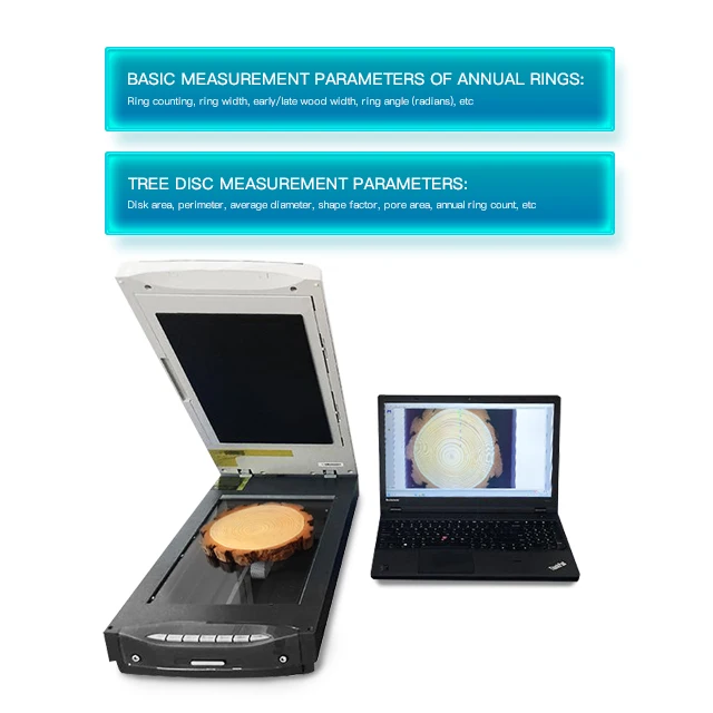 Tree Ring Analyzer It Is Used to Measure the Mean Radius, Diameter and Total Cross-sectional Area of Stems
