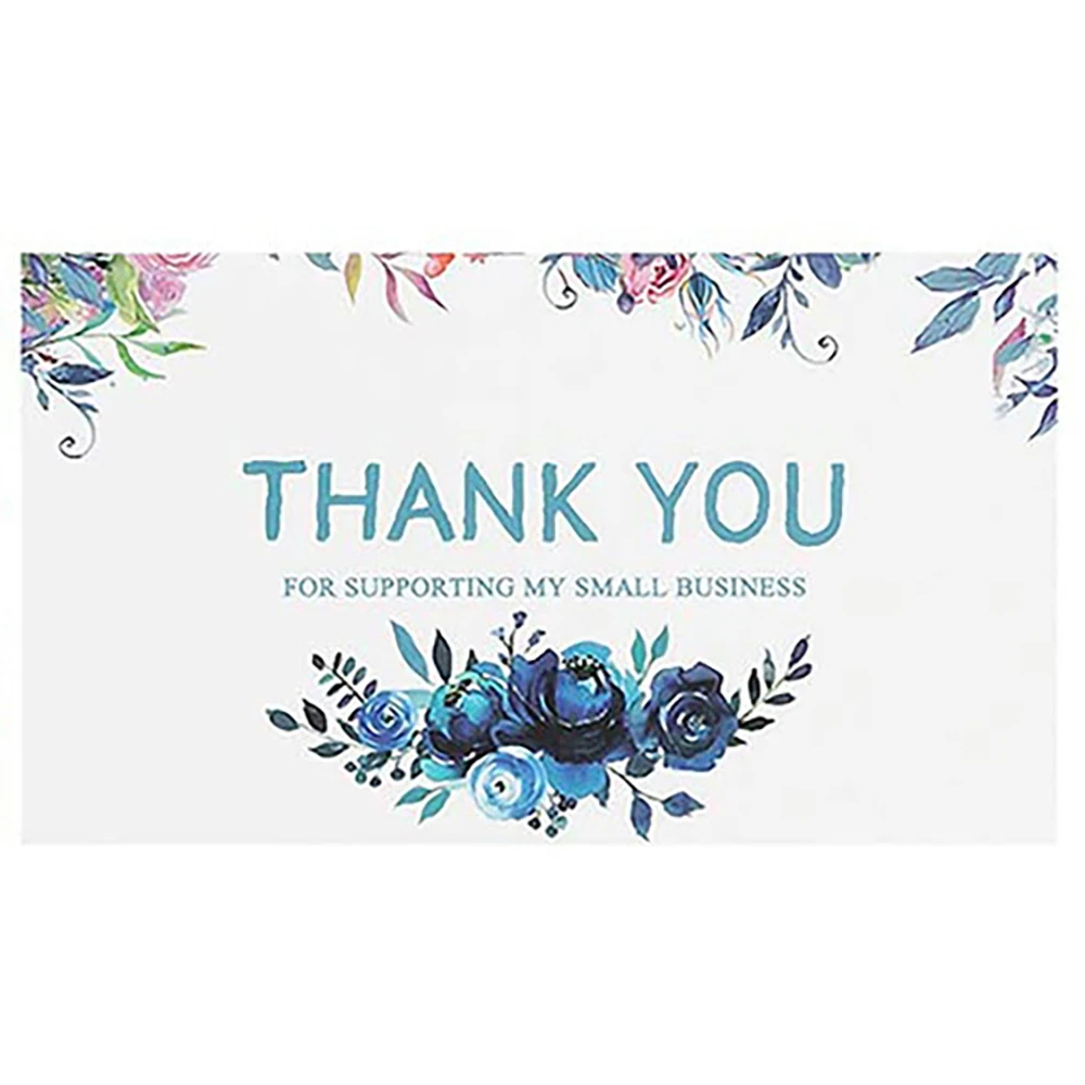 10-50pcs Thank You for Supporting My Small Business Cards Customer Thank You for your order Card Greeting for Party