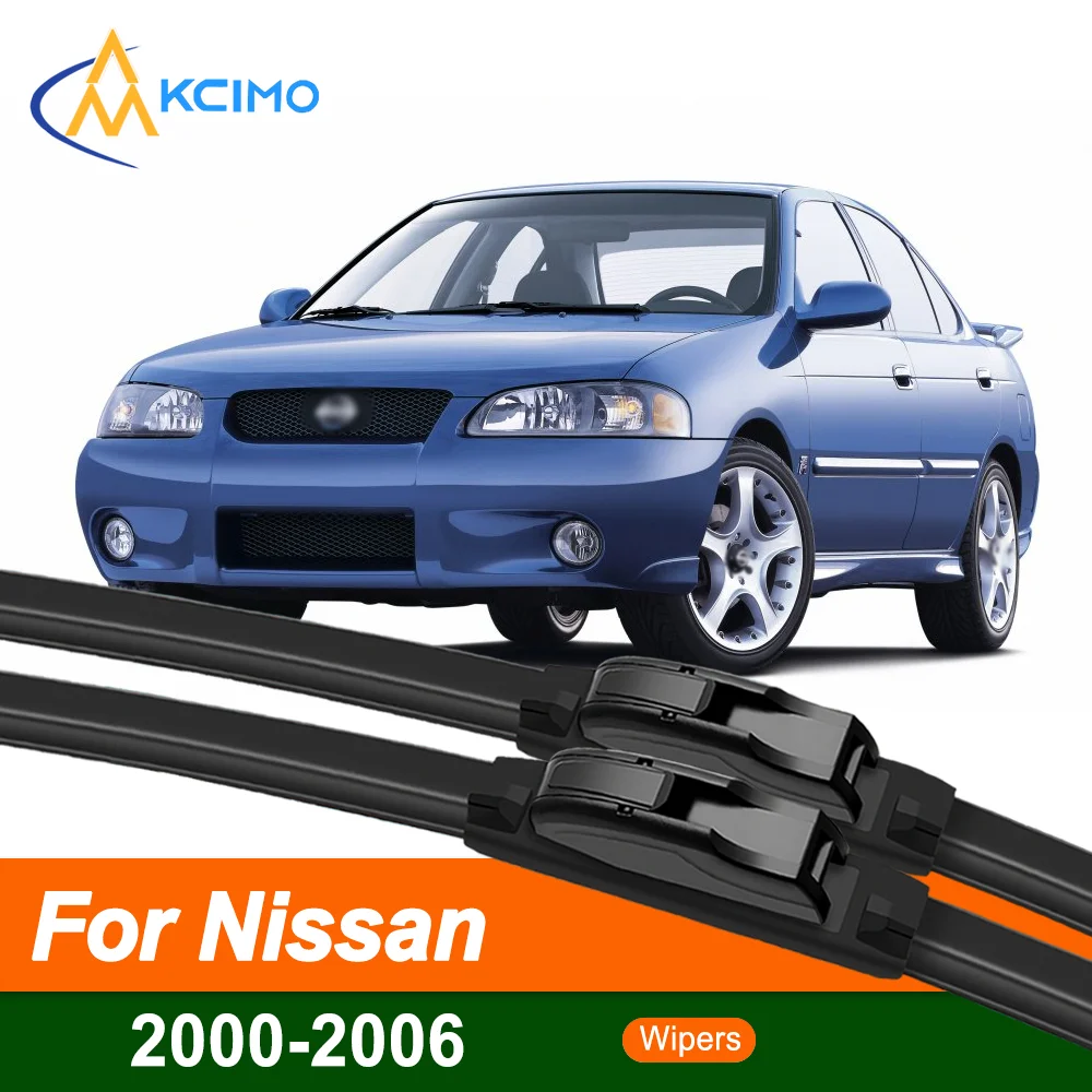 

Front Wiper Blades for Nissan Sentra B15 2000–2006 2001 2002 2003 Premium Car Windscreen Windshield Window Wiper Accessories