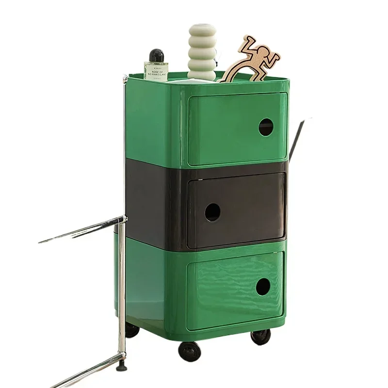 Bedside table Household small apartment multi-layer locker Modern simple side storage cabinet