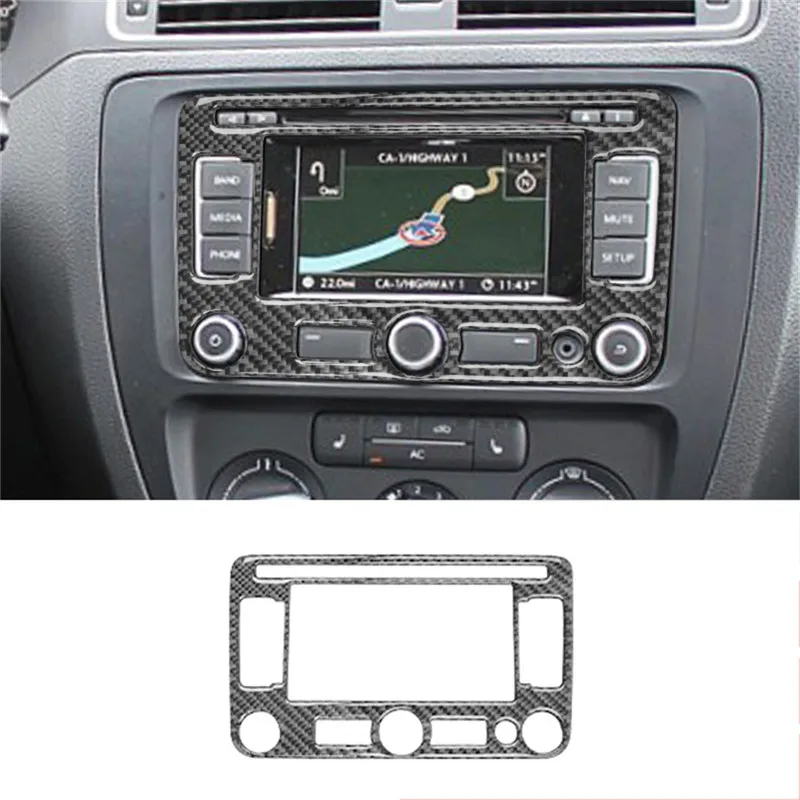 Auto Innen Dekoration Schutz Carbon Faser Aufkleber Für Volkswagen VW Jetta 2011 2012 2013 2014 Auto Styling Zubehör – Detail 12