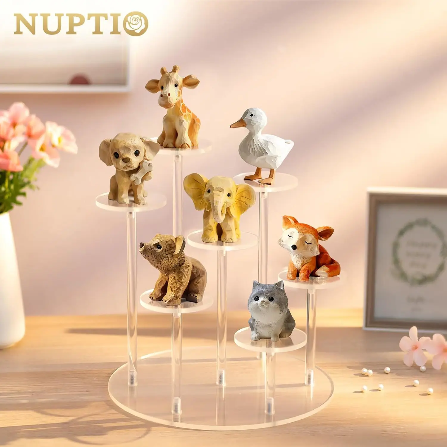 

7 Layer Acrylic Cake Rack Wedding Cupcake Tower Party Sweet Snack Rack Perfume Handmade Collection Display Rack