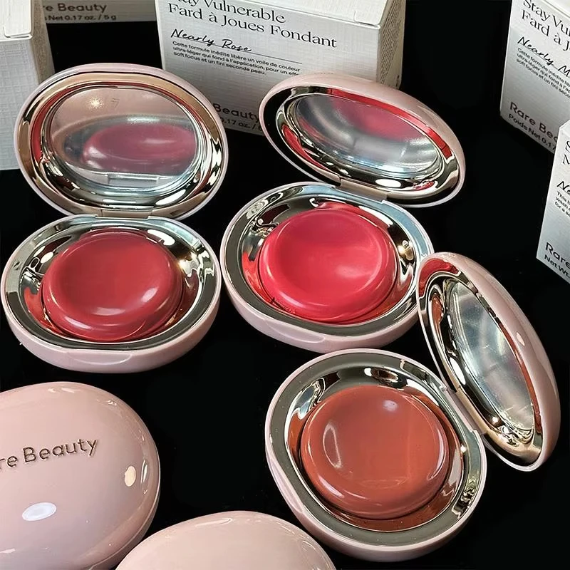 Rare Beauty Rose Neutral Mauve Blush Powder Maquillaje Portátil Líquido Hidratante de Doble Uso Brillo Labial Impermeable Voluminizador Suave