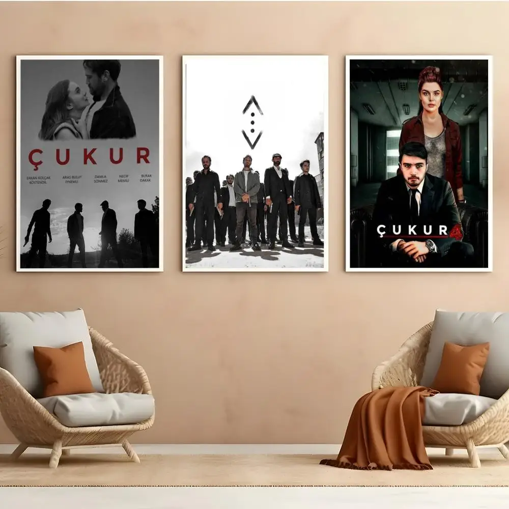 Turkish TV Series C-Cukur Poster Durable HD PVC Wall Art - Waterproof Soundproof For Home Office Bar