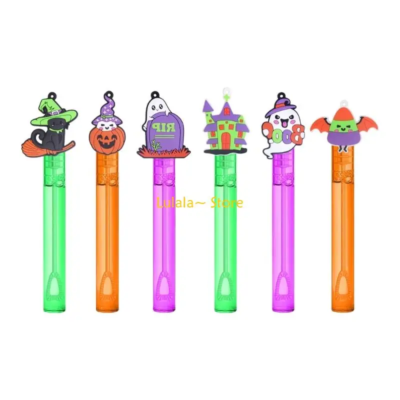Y4QA Halloween Kids Bubble Blower Giocattolo a forma pipistrello per il divertimento Halloween e il per il