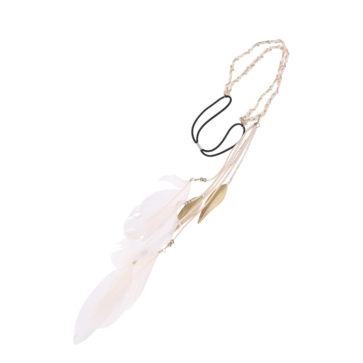 شرابات عقال البوهيمي تصميم طويل للنساء الفتيات حفل زفاف تأثيري مهرجان ارتداء المنسوجة عقال الشعر