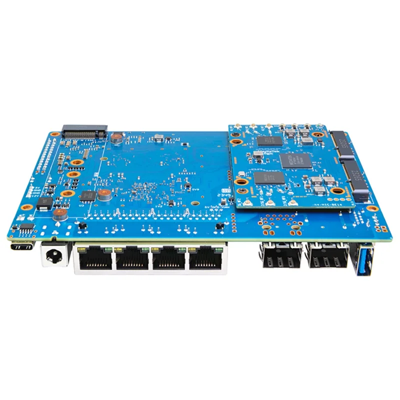 

-A32M For Banana Pi BPI-R4-NIC-BE14 Wifi7 Module MT7995AV 2Xpcie 3.0 2.4G/5G/6G Open Source Router Development Board