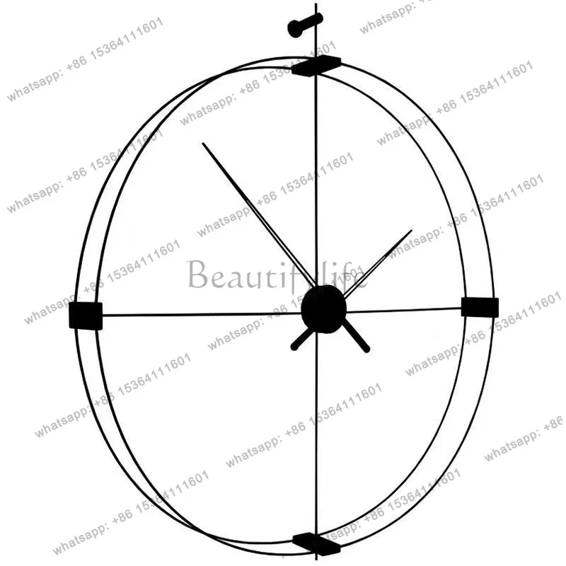 Best Sellers Aesthetic Round Clock Wall Minimalist Modern Interior Kitchen Clock Wall Silent Creative Relogio De Parede Room Dec
