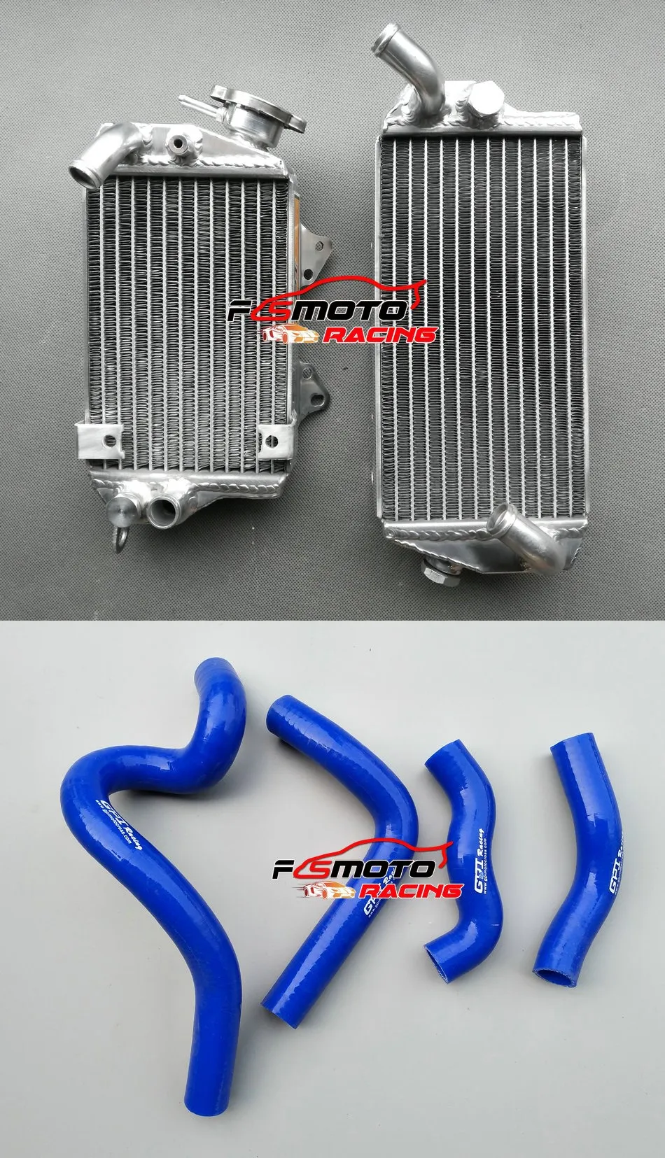 Aluminum Radiator + Silicone Hose For Kawasaki KLX650 KLX 650 1993-1996 1994 1995 93 94 95 96