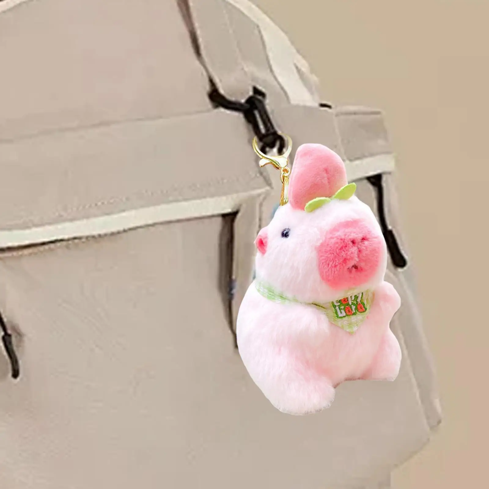 Capybara Plush Keychain Cute Purse Backpack Charm for Birthday Gift Children