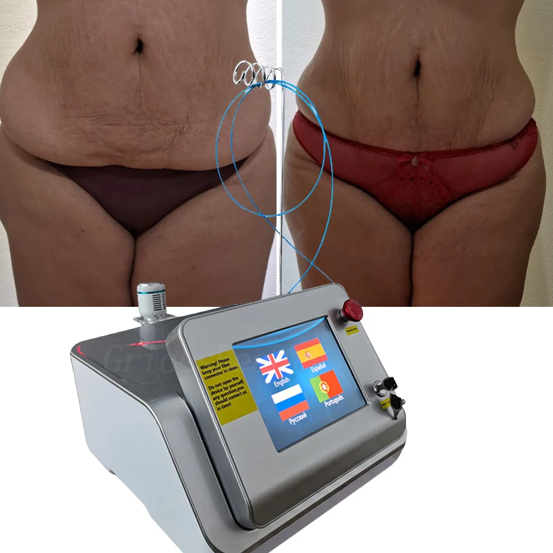 Hot Sale 980nm 1470nm Dual Wavelength Diode Laser Machine Pulse Continuous Mode 3m Fiber Laser Fat Dissolving Vascular Treatment