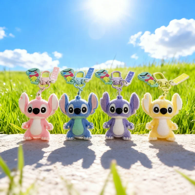 Idea creativa, llavero de punto tridimensional, Mini muñeca de dibujos animados, colgante de bolso, accesorios de joyería DIY hechos a mano