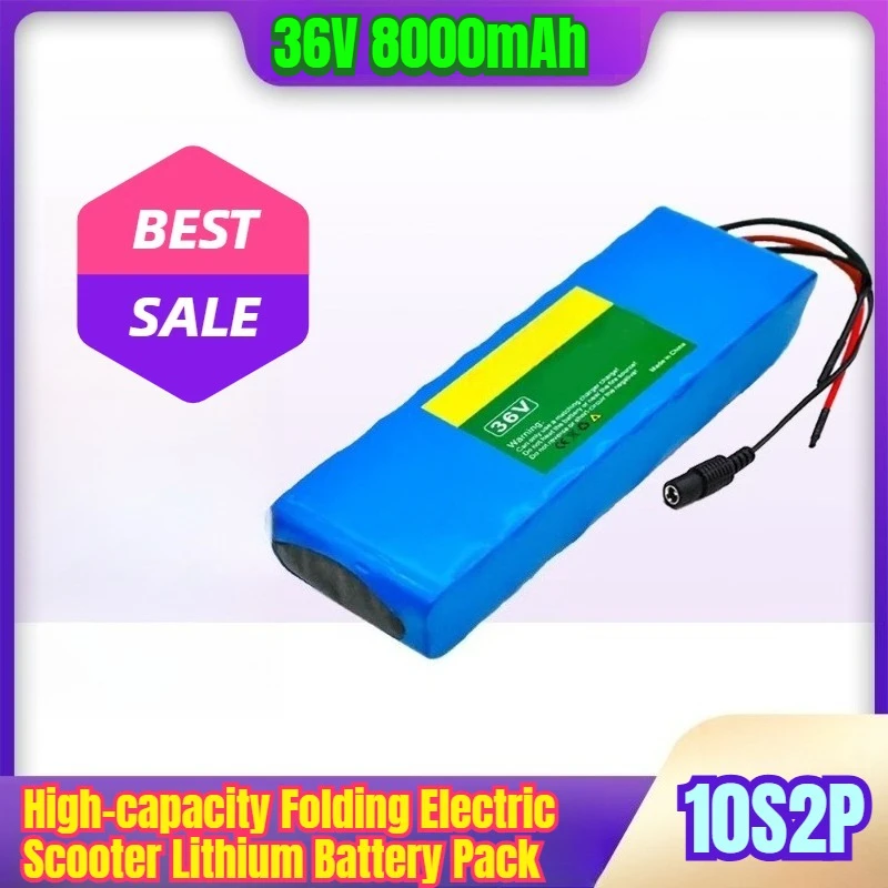 

36V 8000mAh 10S2P High-capacity Folding Electric Scooter Lithium Battery Pack
