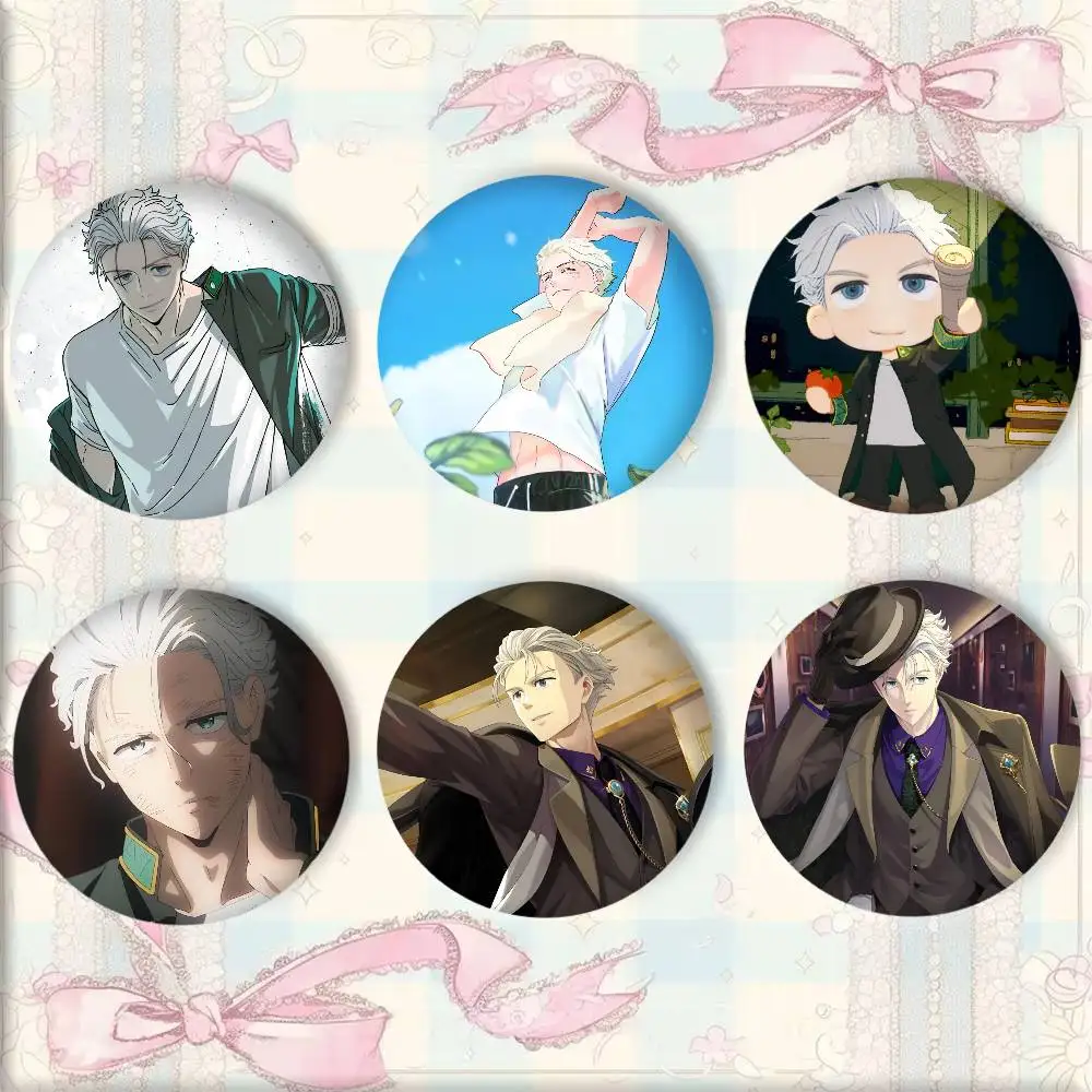 Anime Wind B-Breaker Kazutora Hanemiya Badges Round Cosplay Pin Bag Decor Fans Collect Friends Gifts Brooch