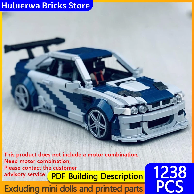 

Модель скоростного гоночного автомобиля MOC, строительные кирпичи E46 M3 GTR, верхний уровень гоночного автомобиля, модульная технология, подарки, праздник, сборка, детская игрушка