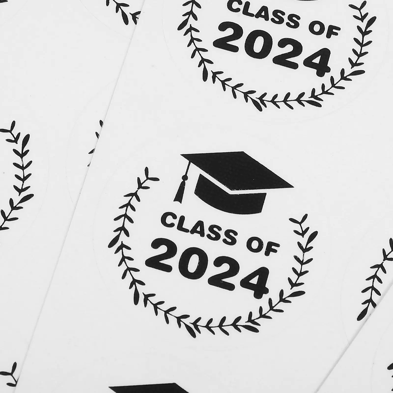 10Sheets Graduation Stickers Self-Adhesive Pet Sealing Decals for Envelopes Gift Boxes Candy Bags Notebooks DIY Scrapbook Decor