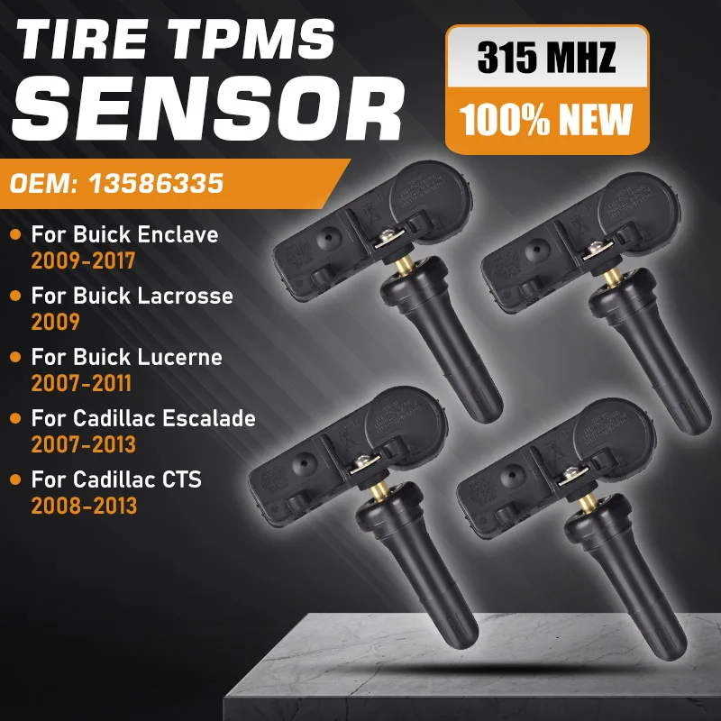 مستشعر ضغط إطارات السيارة لكاديلاك إسكاليد كاديلاك CTS 2007-2013 بويك جيب 2009-2017 بويك لاكروس 2009 TPMS 13586335