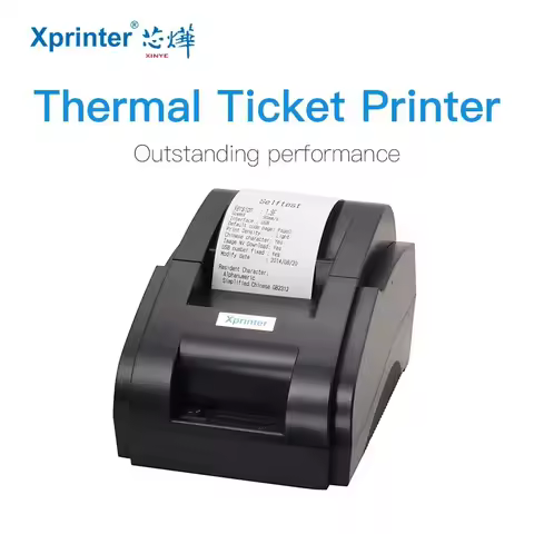 Xprinter 58mm impressora térmica de recibos hiq portátil usb & bluetooth impressora de código de barras para android ios bilhete pos impressora bill machine