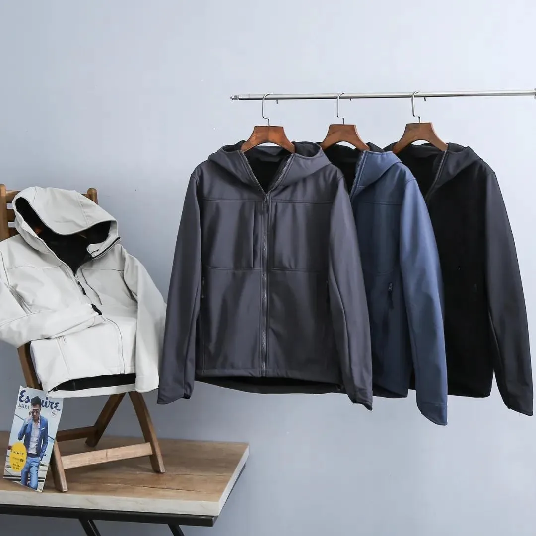 

Мужское уличное ветрозащитное водонепроницаемое пальто с капюшоном на подкладке Fce Soft ell Jaet, осенне-зимнее пальто Faion Urban Sle Long Sve