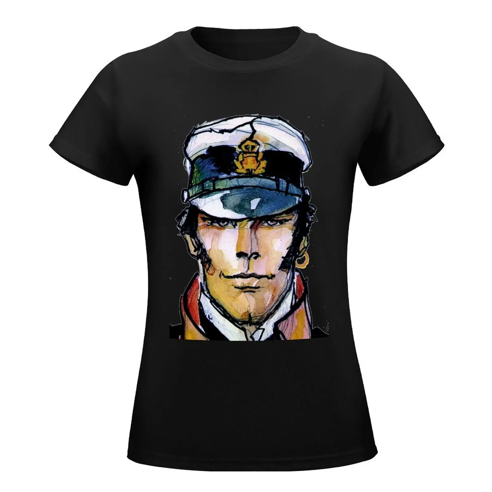 Copy of corto maltese T-Shirt korean fashion tops t-shirts for Women graphic tees funny