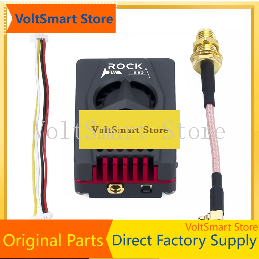 VoltSAxisflying Rock VTX 5.8G 3W /TERK 5.8G 3W Analog VTX Video Transmitter For FPV RC Long Range Drone 5/7inch Image Transmissi