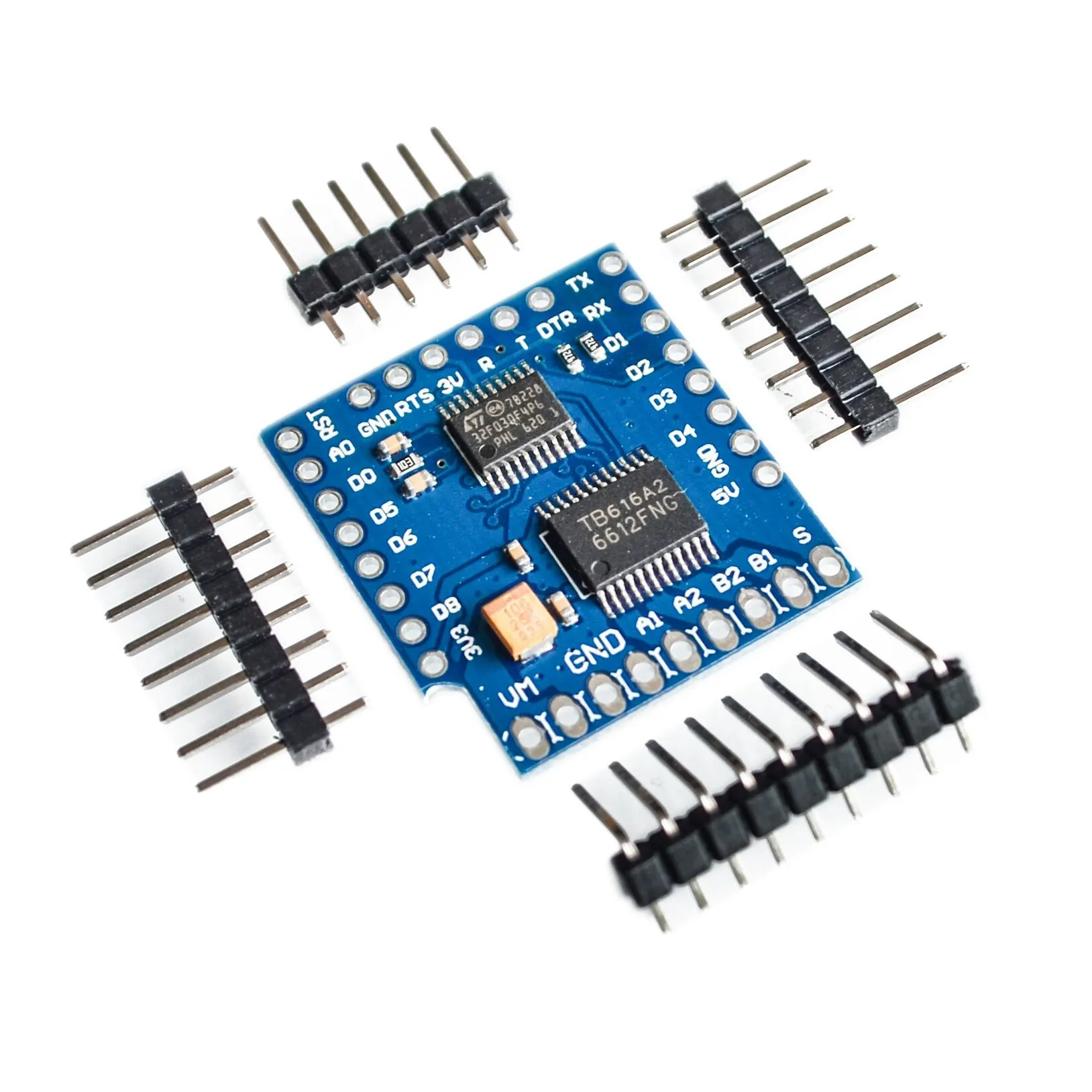 Новый модуль драйвера двойного двигателя TB6612FNG WeMos D1 mini I2C