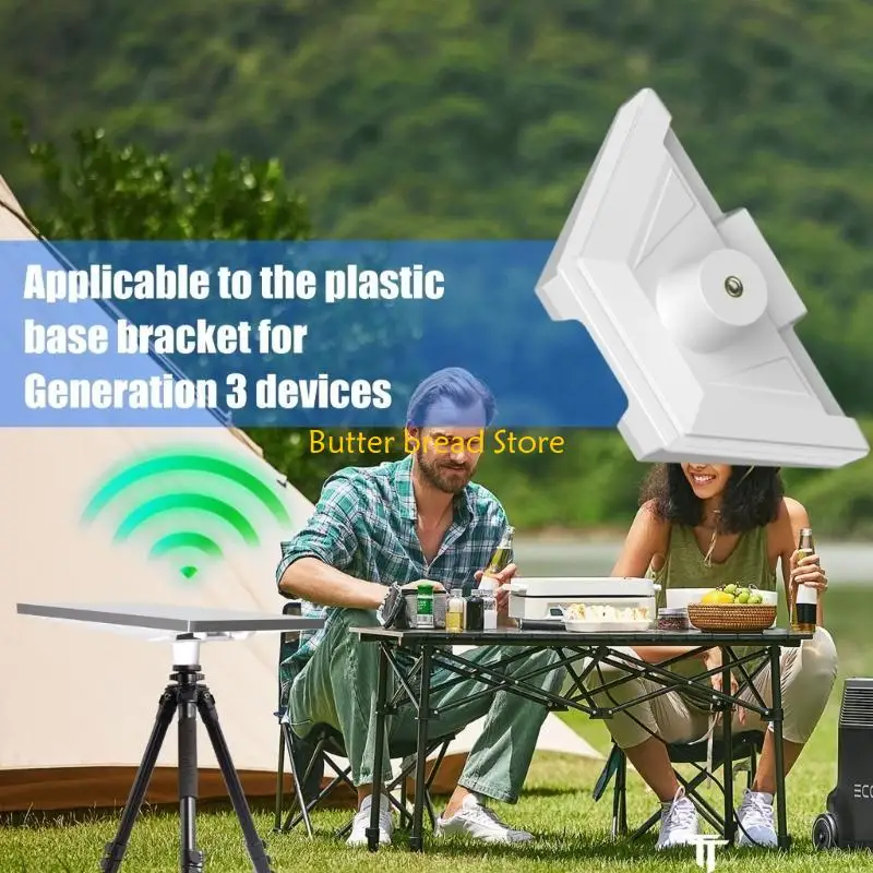 W89C Adapter Mount for Gen 3 Mounting with 1/4in Nut Easy Installation Outdoor Mount Adapter for Common Tripod