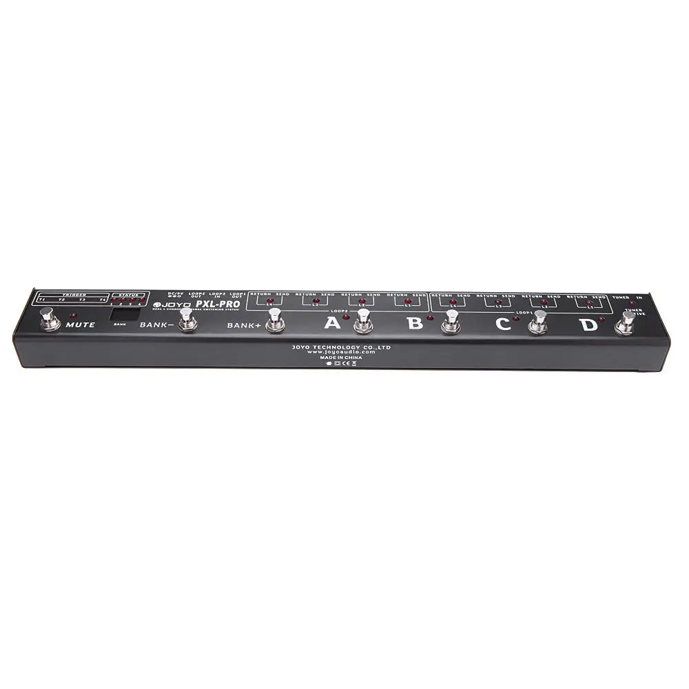 jo yo PXL-PRO Guitars Effect Pedal Controller Foot Controller 8 Fx Loop Channels Guitars Amplifier Pedal Effect