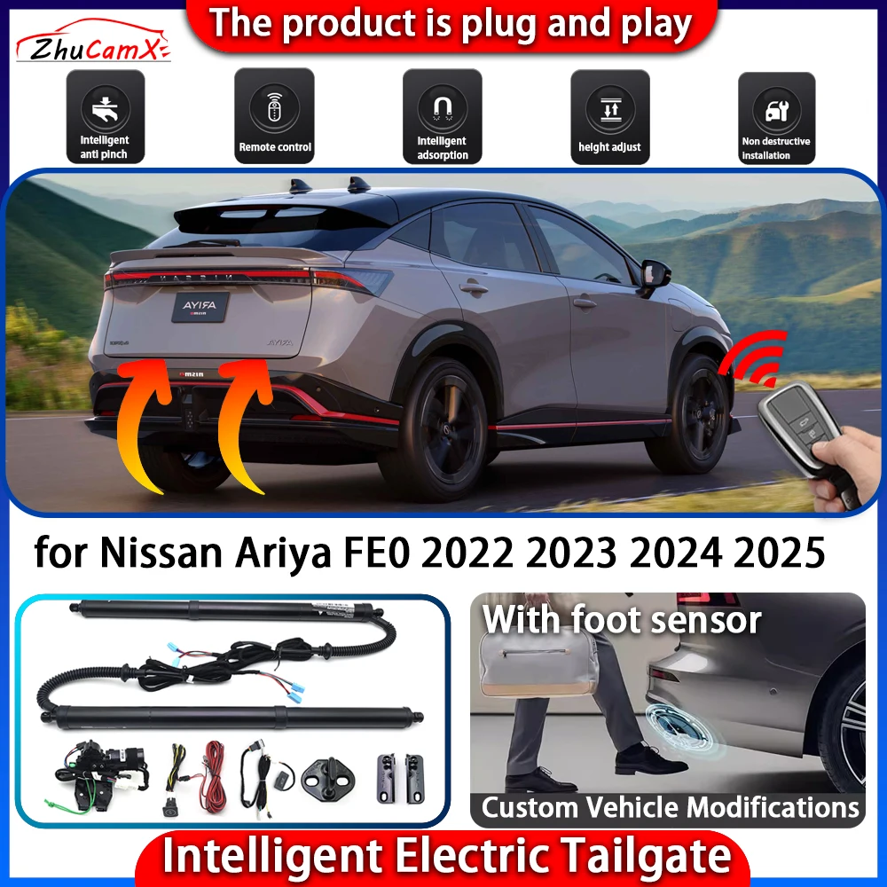 

ZhuCamX Smart Powered Tailgate System for Nissan Ariya FE0 2022 2023 2024 2025 Automatic Intelligent Trunk Lift Control Kit
