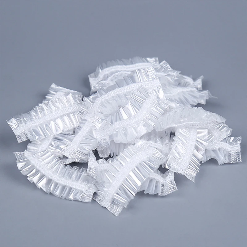 100Pcs Hair Dye Earmuff Waterproof Disposable Ear Cover Baking Oil Antifouling Wash Hair Bathing Barber Hairdressing Accessories