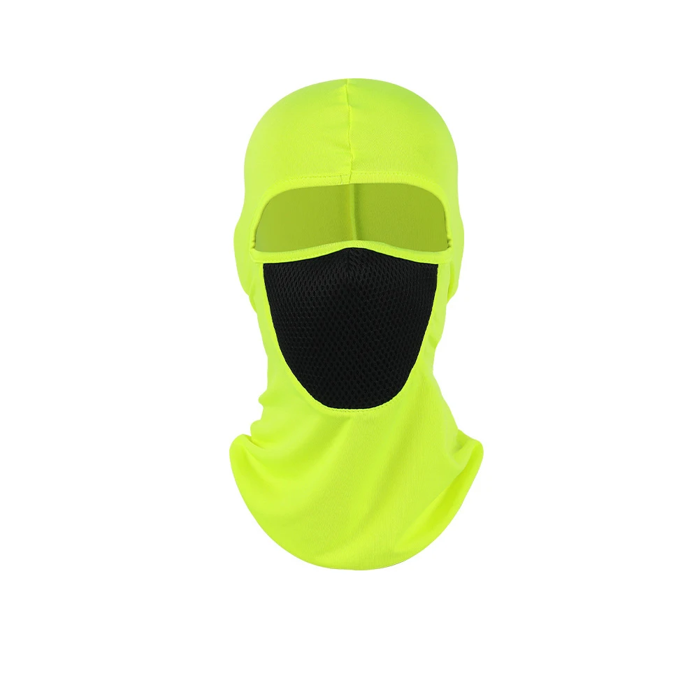 New Cool Lycra Cycling Full Face Mask Cover For Men Women Solid Warmer Beanies Fast-dry Helmet Liner Windproof Ski Balaclava Cap