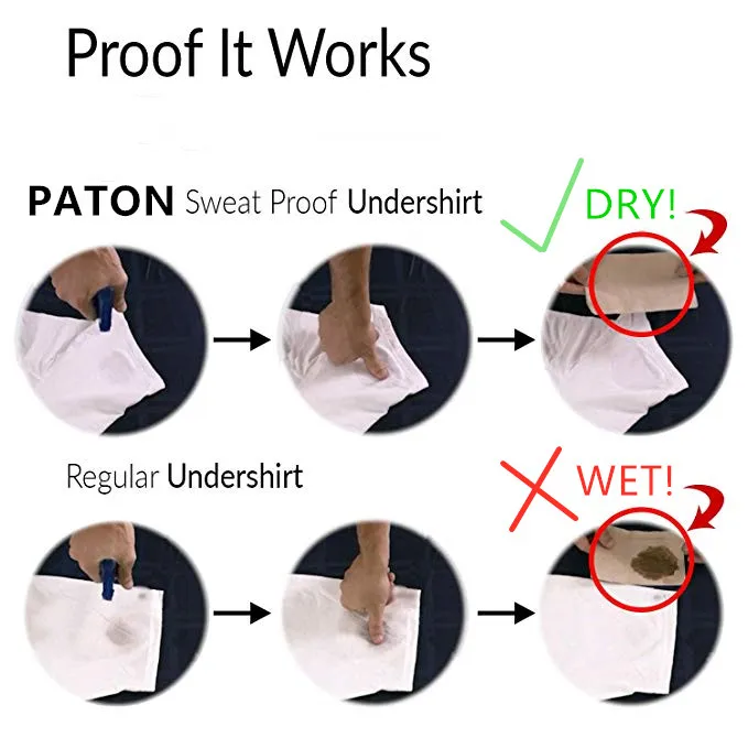 the Unique Sweat-free 7A Antibacterial FIGHTS ODOR Sweat Proof Shirt Sweat Proof Undershirt Men's t-shirt tee
