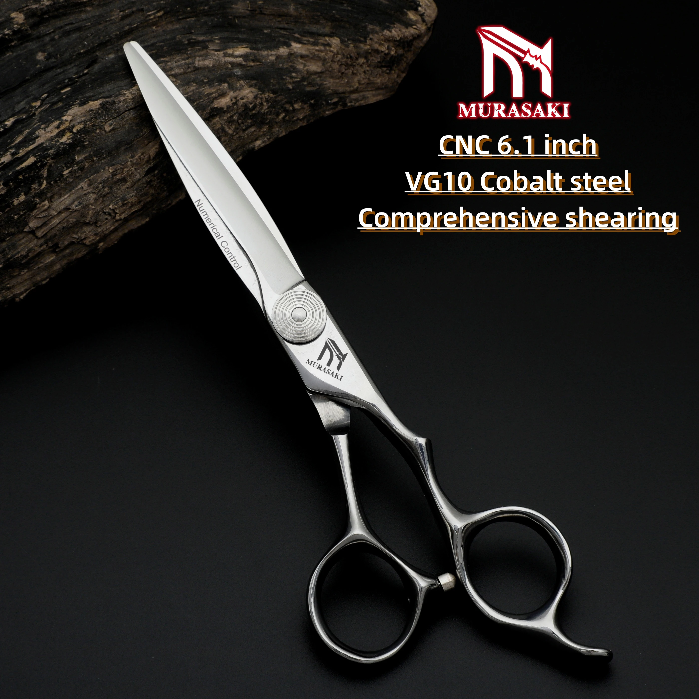 

Professional CNC hairdressing scissors，VG10 steel barber scissors，6.1 to 6.8 inch Top-level hair cutting tools，Sharp and durable