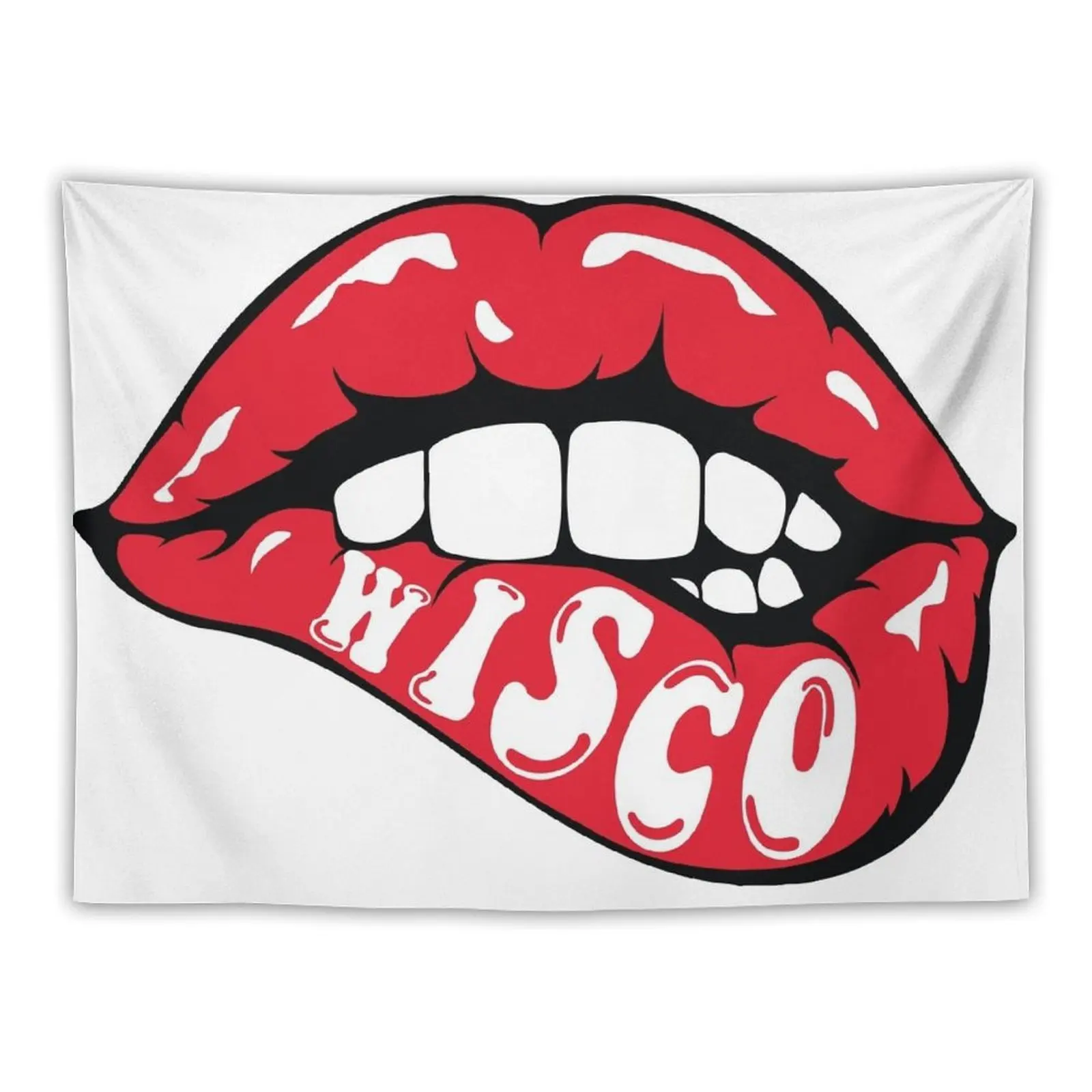 

Wisco Lips Tapestry Wall Deco Wall Hanging Wall Tapestry