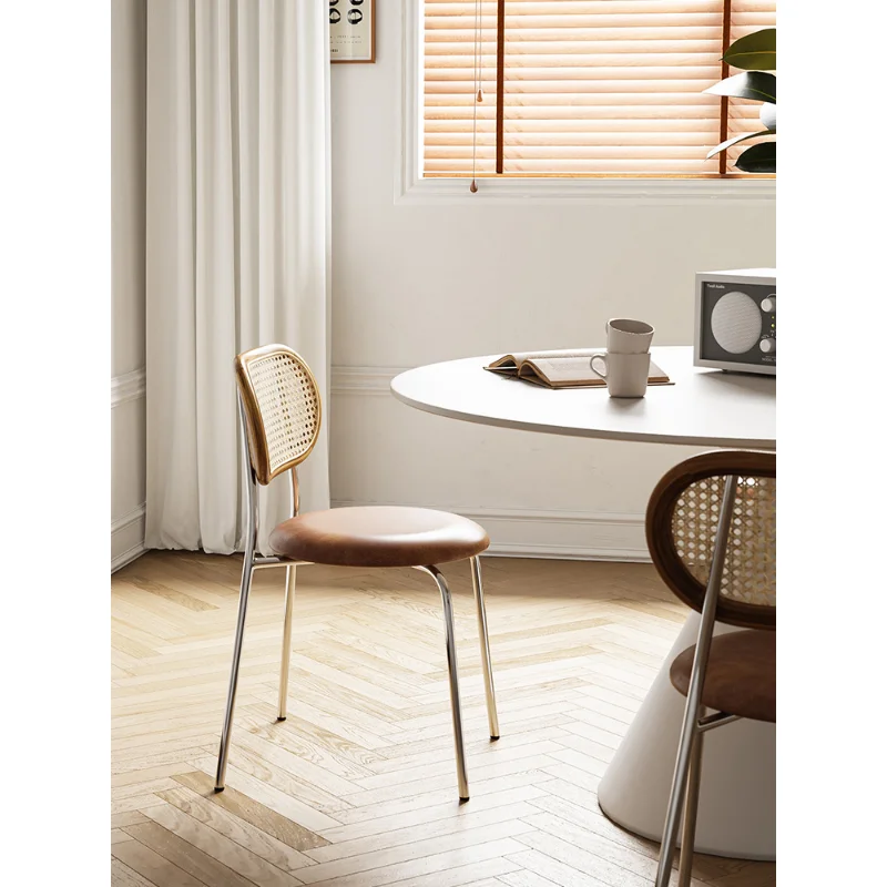 Rock Plate Dining Table Simple Round Table Household Circular Embedded Rotary Table Delifeng Small Unit Pure Black Dining Table