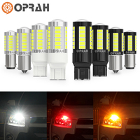 1x p21w 1156 BA15S 5630 5730 LED Bulb rear 33SMD P21W BAU15S P21/5W 7440 W21W W21/5W 7443 12V/24V Turn Signal Light Reverse Lamp