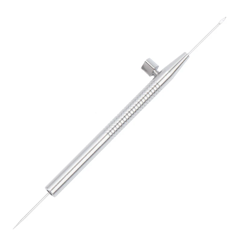 Stainless steel, large V-shaped thread embedding needle, broken thread skin needle, tissue puncture guide needle, facial lifting