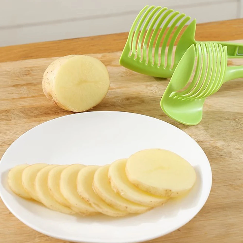 1PC Lemon Tomato Slicer Multifunctional Fruit Divider With Handle Potato Chips Vegetable Household Kitchen Tools