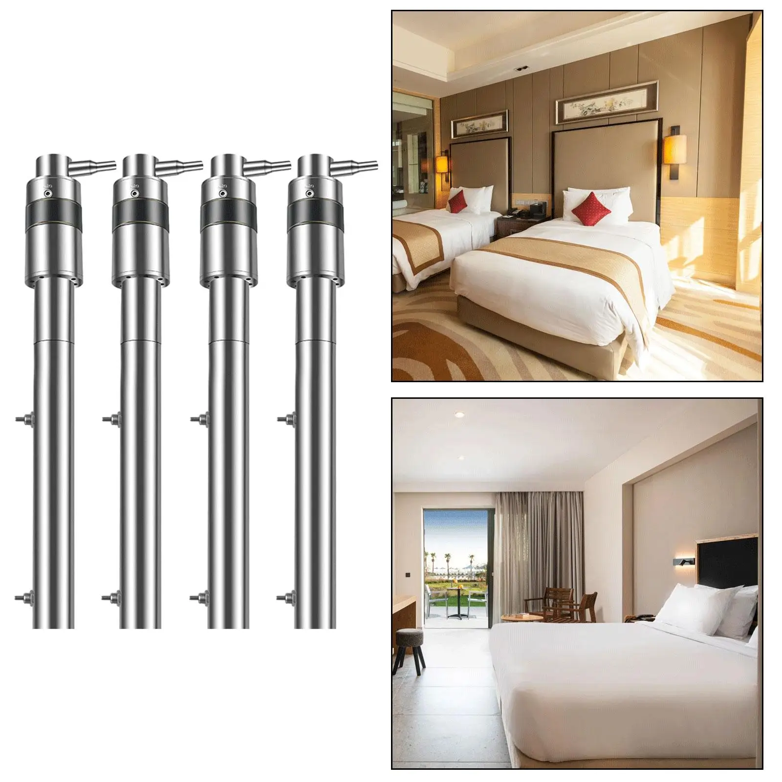 Smoke and Heating Function Testing Tester Smoke Sensor 2 in 1 Smoke Detector for Schools Commercial Buildings Office Buildings