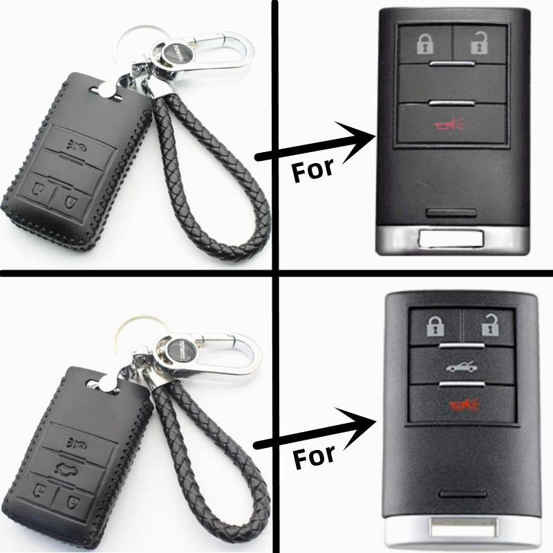 Car Key Case Cover For Chevrolet Chevy Malibu Corvette Captiva Trax XTS ATSL SLS CTS XTS SRX XLR DTS ATSL