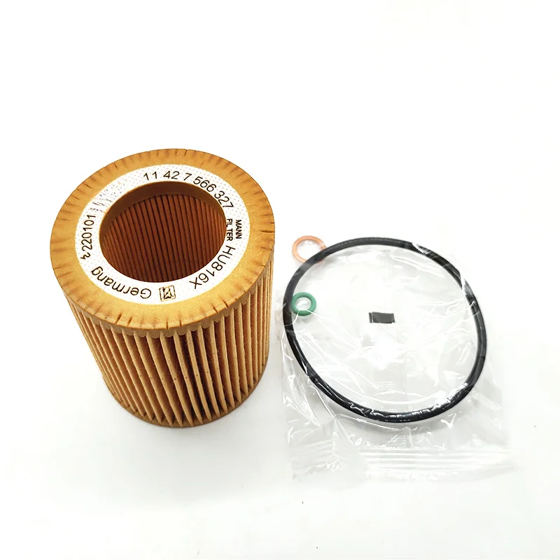 1/6pcs New Oil Filter Kit 11427566327 11427541827 For BMW E60 E82 E88 E90 E92 E93