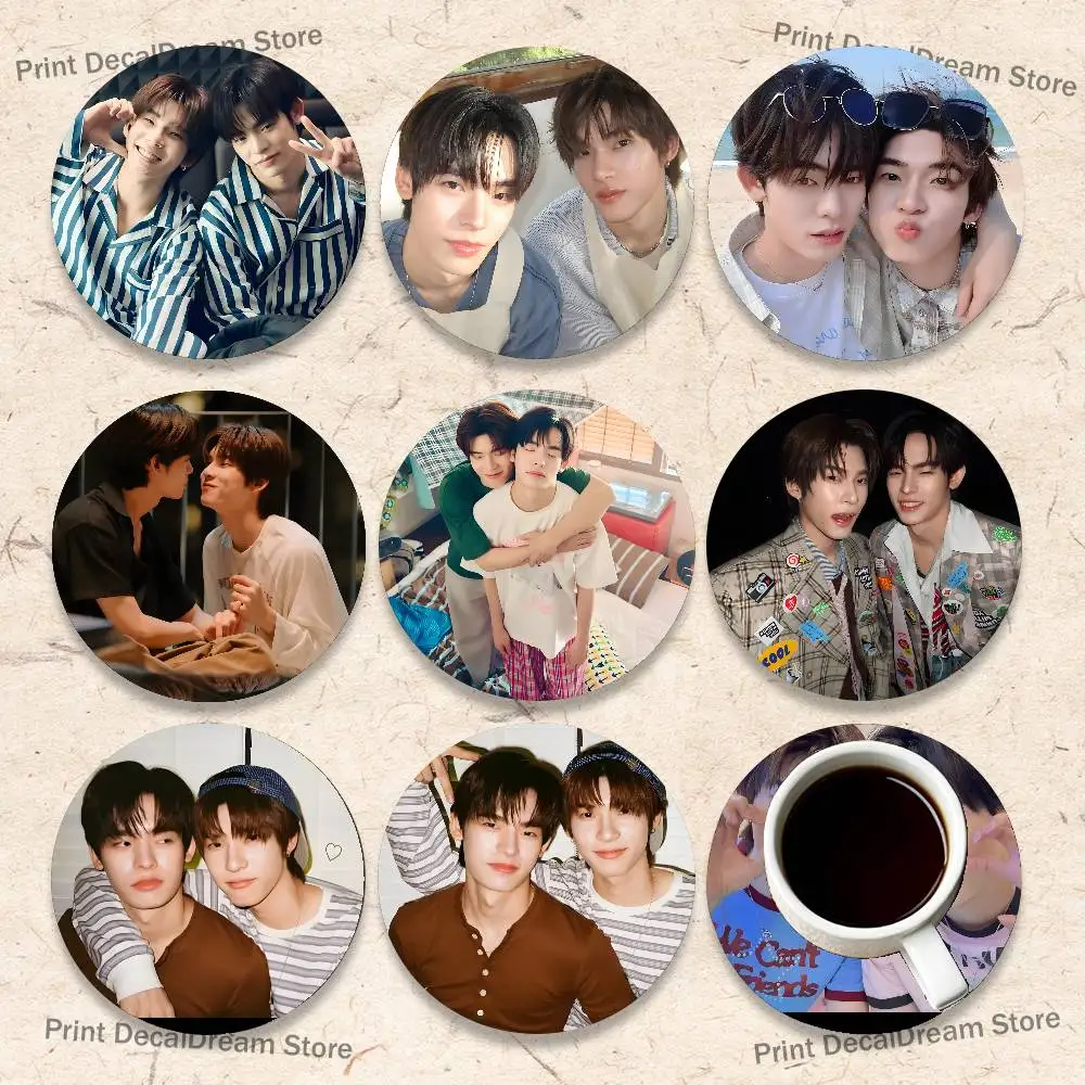 

D-Duang TV Series with You Wood Coaster Set - Heat Resistant For Tea & Coffee, Home Cafe Decor Holiday Gift