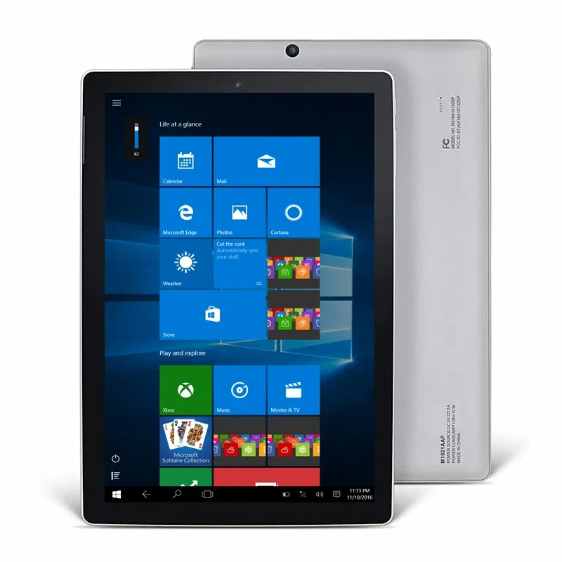 Imagem -02 - Polegada Windows 10 Tablet pc 2gb Ram 32gb Rom X58350 Quad Core Cpu Porta Micro Usb 5000mah Bateria 10.1