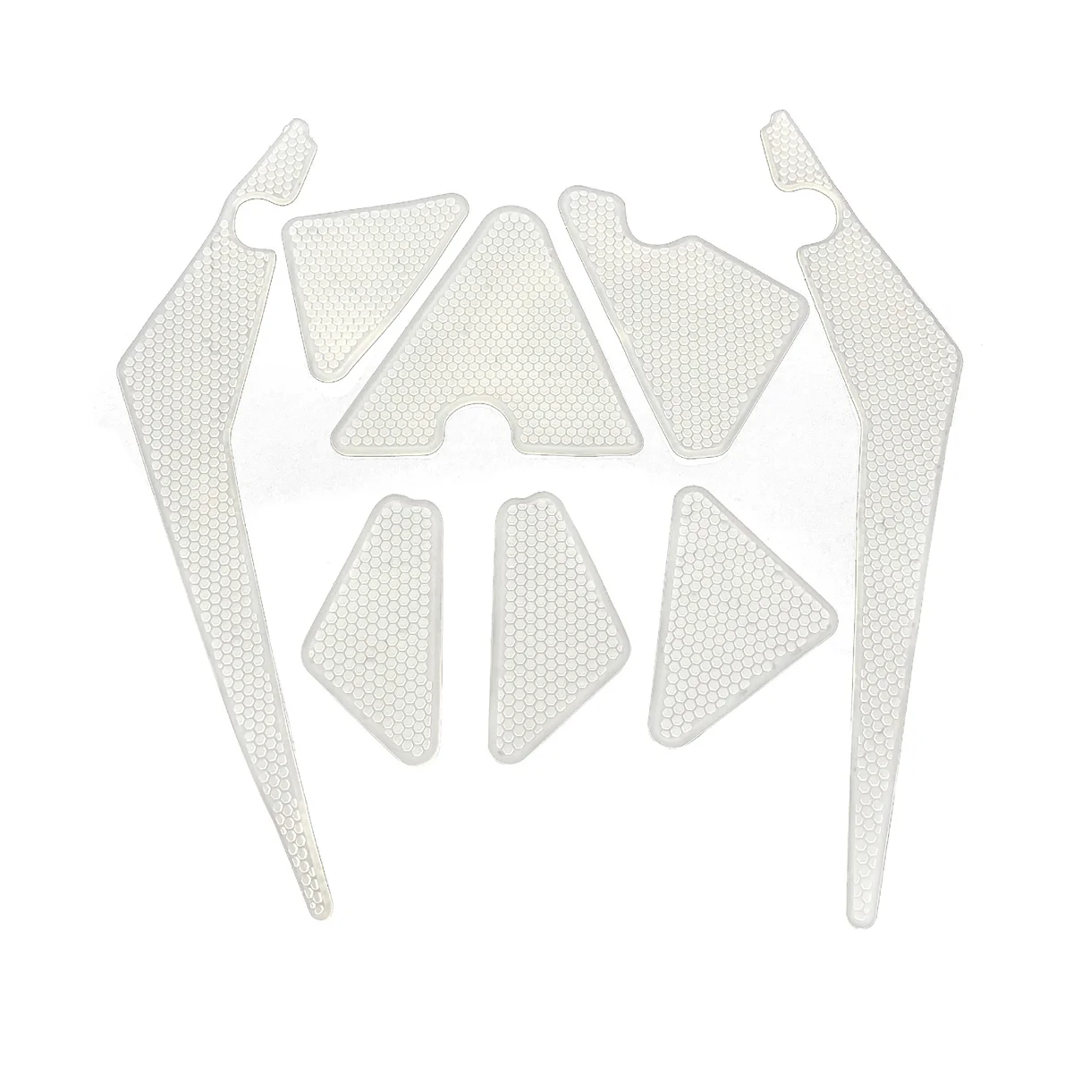 Motorcycle Fuel Tank Anti-Skid Stickers Heat Insulation Side Stickers Fish Bone Decorative Stickers for SUZUKI RZ-Z450